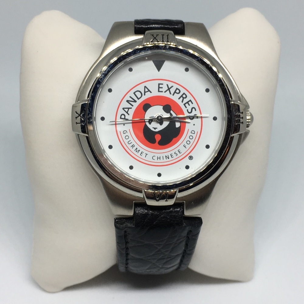 NEW Sweda Watch Leather Band Panda Express Working